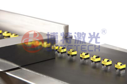 綠光激光打標(biāo)機在變壓器行業(yè)中實行噴碼作用